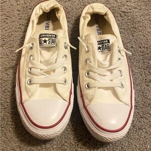 Converse off white sneakers